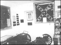 Interior of Warren Rifles Confederate Museum