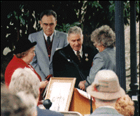 Crosses of Military Service are given to Chris and Bill Pickett