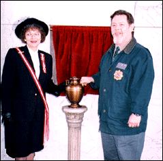 Nancy Gum (UDC) and Greg Collins (MOSB)