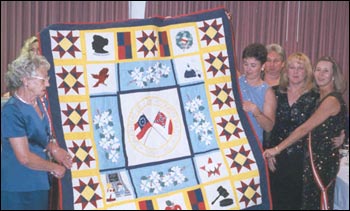The quilters and their creation