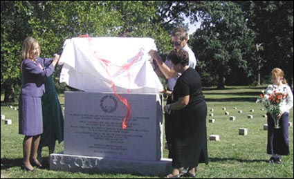 Unveiling of the monument